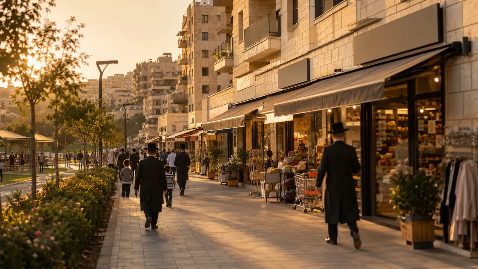 רחובות המסחר ברמה ד׳ בית שמש